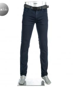 Alberto Regular Fit Pipe Cosy Jeans 48171459/899 Jeans Pipe, Jersey 9oz, Navy