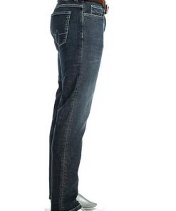 Alberto Regular Fit Pipe-DS Denim 42471485/891 Jeans Pipe, Baumwoll-Stretch 11oz, Navy -Jeansniedrigerpreis 377343 norm2