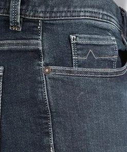 Alberto Regular Fit Pipe-DS Denim 42471485/891 Jeans Pipe, Baumwoll-Stretch 11oz, Navy -Jeansniedrigerpreis 377343 norm5