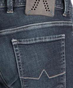 Alberto Regular Fit Pipe-DS Denim 42471485/891 Jeans Pipe, Baumwoll-Stretch 11oz, Navy -Jeansniedrigerpreis 377343 norm6