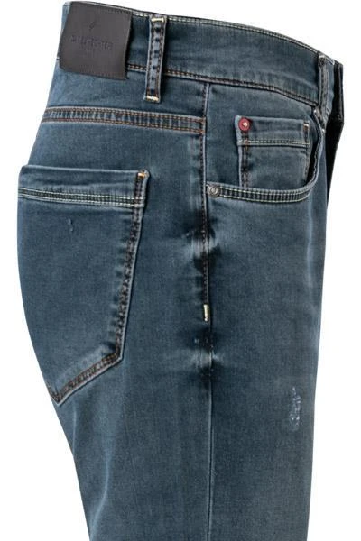 Daniel Hechter Jeans 26060/112357/660 Slim Fit, Baumwoll-Stretch, Blau-braun meliert, Blau 4 Daniel Hechter Jeans 26060/112357/660 Slim Fit, Baumwoll-Stretch, Blau-braun meliert, Blau – Bild 4