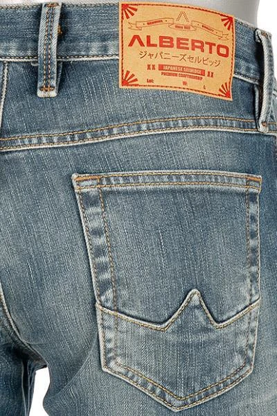 Alberto Tapered Fit Slipe Japan Denim 69491468/818 Jeans Slipe, Baumwolle 11,5oz, Hellblau 7 Alberto Tapered Fit Slipe Japan Denim 69491468/818 Jeans Slipe, Baumwolle 11,5oz, Hellblau – Bild 7