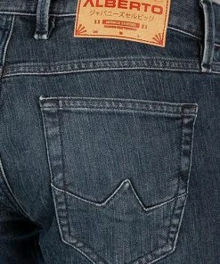 Alberto Tapered Fit Slipe Japan Denim 69491468/849 Jeans Slipe, Baumwolle 11,5oz, Indigo 13 Alberto Tapered Fit Slipe Japan Denim 69491468/849 Jeans Slipe, Baumwolle 11,5oz, Indigo -Jeansniedrigerpreis 377999 norm6