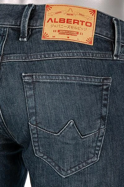 Alberto Tapered Fit Slipe Japan Denim 69491468/849 Jeans Slipe, Baumwolle 11,5oz, Indigo 7 Alberto Tapered Fit Slipe Japan Denim 69491468/849 Jeans Slipe, Baumwolle 11,5oz, Indigo – Bild 7