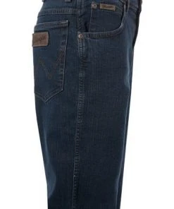 Wrangler Texas Blue denim black W12175001 Jeans Texas, Regular Fit, Baumwoll-Stretch, Nachtblau -Jeansniedrigerpreis 378179 norm3