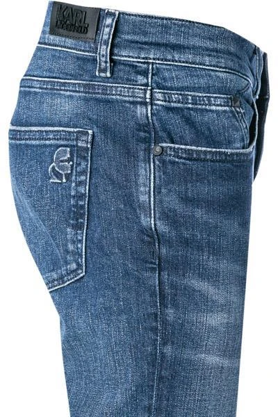 KARL LAGERFELD Jeans 265801/0/512835/690 Slim Fit, Baumwoll-Stretch 10,25oz, Dunkelblau, Nachtblau 4 KARL LAGERFELD Jeans 265801/0/512835/690 Slim Fit, Baumwoll-Stretch 10,25oz, Dunkelblau, Nachtblau – Bild 4