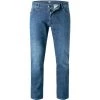 BOGGI MILANO Jeans BO21A0319/01 Bio Baumwoll-Stretch, Mittelblau, Denim