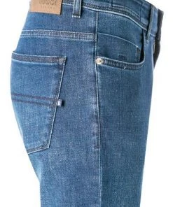 BOGGI MILANO Jeans BO21A0319/01 Bio Baumwoll-Stretch, Mittelblau, Denim -Jeansniedrigerpreis 380036 norm3
