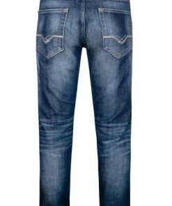 Replay Jeans Grover MA972F.000.503 942/009 Bio Baumwoll-Stretch 11oz, Blau, Mittelblau 7 Replay Jeans Grover MA972F.000.503 942/009 Bio Baumwoll-Stretch 11oz, Blau, Mittelblau -Jeansniedrigerpreis 380295 norm2