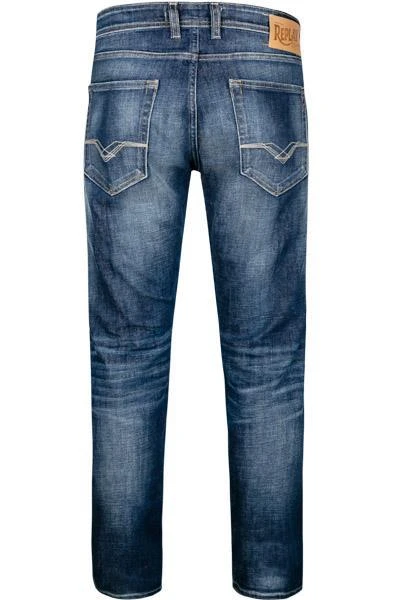 Replay Jeans Grover MA972F.000.503 942/009 Bio Baumwoll-Stretch 11oz, Blau, Mittelblau 3 Replay Jeans Grover MA972F.000.503 942/009 Bio Baumwoll-Stretch 11oz, Blau, Mittelblau – Bild 3