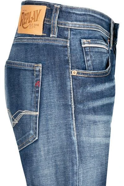 Replay Jeans Grover MA972F.000.503 942/009 Bio Baumwoll-Stretch 11oz, Blau, Mittelblau 4 Replay Jeans Grover MA972F.000.503 942/009 Bio Baumwoll-Stretch 11oz, Blau, Mittelblau – Bild 4