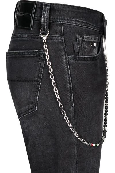 tramarossa 21UB51980/19-80/D394/BLACKBLACKUSED Jeans, Slim Fit, Baumwoll-Stretch, Black used 4 tramarossa 21UB51980/19-80/D394/BLACKBLACKUSED Jeans, Slim Fit, Baumwoll-Stretch, Black used – Bild 4