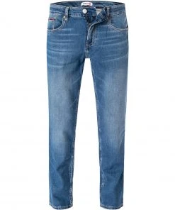 TOMMY JEANS DM0DM11148/1A5 Jeans. Straight Fit, Baumwoll-Stretch 12,7oz, Jeansblau