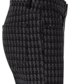 KARL LAGERFELD Jeans 265801/0/512849/990 Baumwoll-Stretch, Schwarz gemustert, Schwarz -Jeansniedrigerpreis 381068 norm3