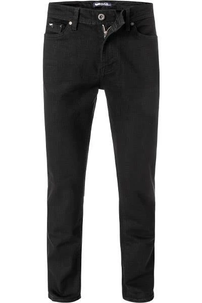 GAS Jeans 351380 020641/W706 Slim Fit, Baumwoll-Stretch 9,5oz, Schwarz 2 GAS Jeans 351380 020641/W706 Slim Fit, Baumwoll-Stretch 9,5oz, Schwarz – Bild 2