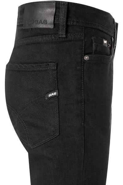 GAS Jeans 351380 020641/W706 Slim Fit, Baumwoll-Stretch 9,5oz, Schwarz 4 GAS Jeans 351380 020641/W706 Slim Fit, Baumwoll-Stretch 9,5oz, Schwarz – Bild 4