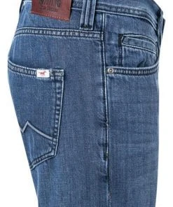 MUSTANG Jeans 1011657/5000/544 Jeans Oregon, Straight Fit, Baumwoll-Stretch 10,25oz, Blau 8 MUSTANG Jeans 1011657/5000/544 Jeans Oregon, Straight Fit, Baumwoll-Stretch 10,25oz, Blau -Jeansniedrigerpreis 381491 norm3