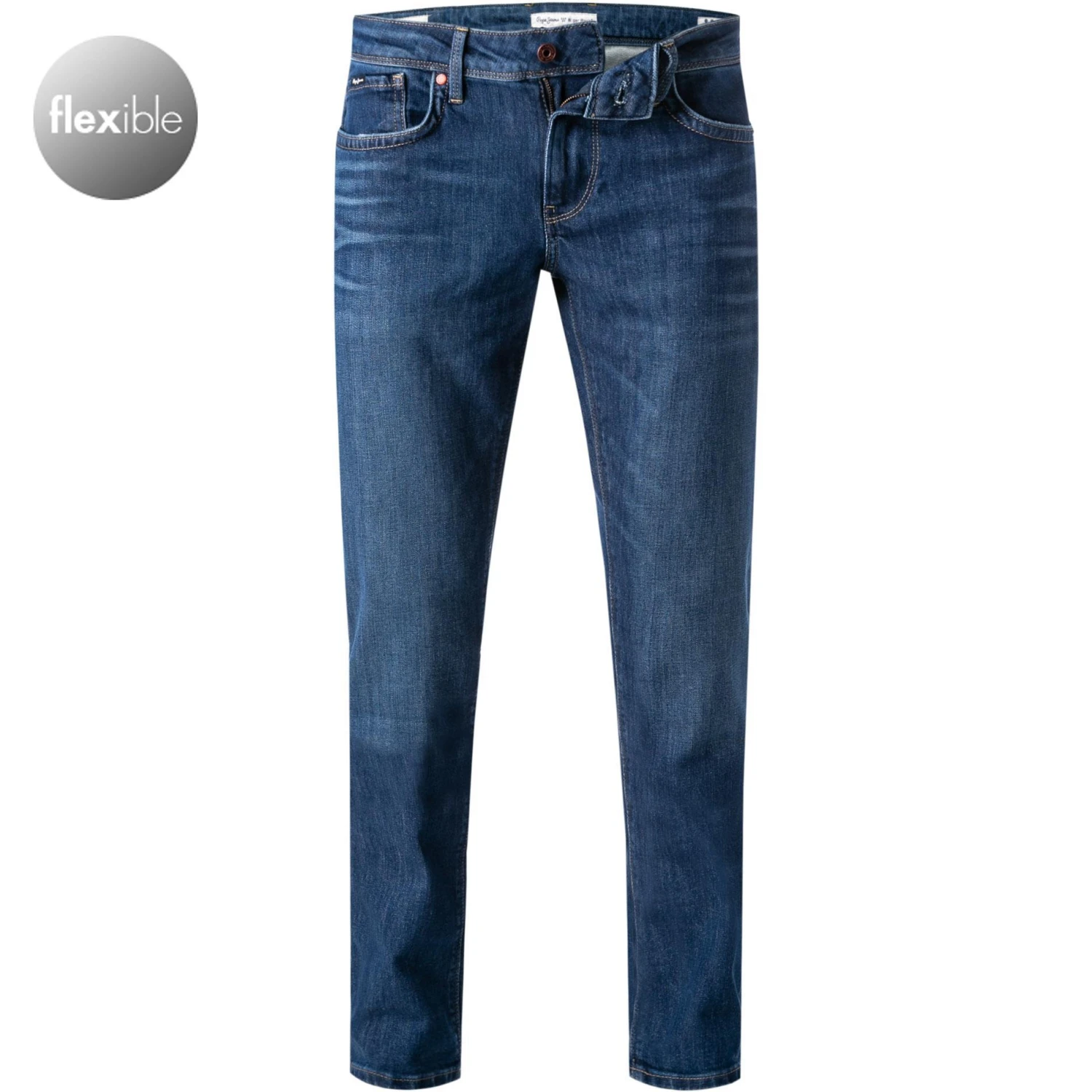 Pepe Jeans Hatch PM206322VX3/000 Slim Fit, Baumwoll-Stretch, Blau 1 Pepe Jeans Hatch PM206322VX3/000 Slim Fit, Baumwoll-Stretch, Blau