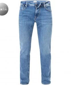 Pepe Jeans Stanley PM206326WR3/000 Taper Fit, Baumwoll-Stretch, Mittelblau