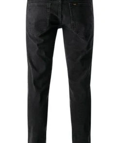 Lee Luke worn dry lake L719HFLN Jeans, Slim Tapered, Baumwoll-Stretch, Schwarz -Jeansniedrigerpreis 383556 norm2
