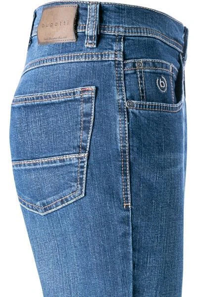 bugatti Jeans 3919D/12/326 Modern Fit, Baumwoll-Stretch, Hellblau 4 bugatti Jeans 3919D/12/326 Modern Fit, Baumwoll-Stretch, Hellblau – Bild 4