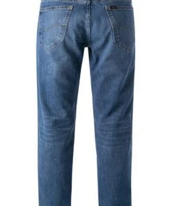 Lee Daren Zip Fly dark freeport L707PXGQ Jeans, Regular Straight, Bio Baumwolle T400®, Mittelblau -Jeansniedrigerpreis 384166 norm2