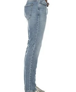 Alberto Slim Fit Slim Organic Denim 70571381/810 Jeans, Bio Baumwoll-Stretch, Hellblau -Jeansniedrigerpreis 384530 norm2