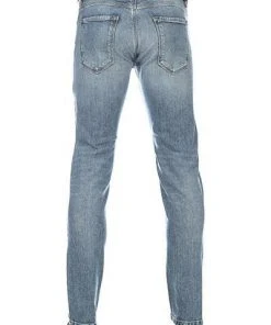 Alberto Slim Fit Slim Organic Denim 70571381/810 Jeans, Bio Baumwoll-Stretch, Hellblau -Jeansniedrigerpreis 384530 norm3