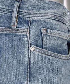 Alberto Slim Fit Slim Organic Denim 70571381/810 Jeans, Bio Baumwoll-Stretch, Hellblau -Jeansniedrigerpreis 384530 norm5