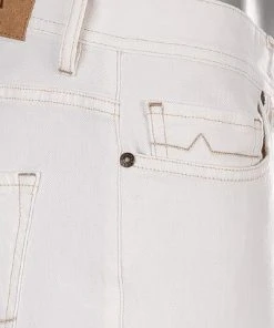 Alberto Slim Fit Slim White Denim 70571390/110 Jeans, Baumwoll-Stretch, Weiß -Jeansniedrigerpreis 384558 norm5