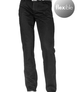 Alberto Modern Fit Stone-T400 82371471/999 Jeans Stone, Baumwolle T400® 11oz, Schwarz